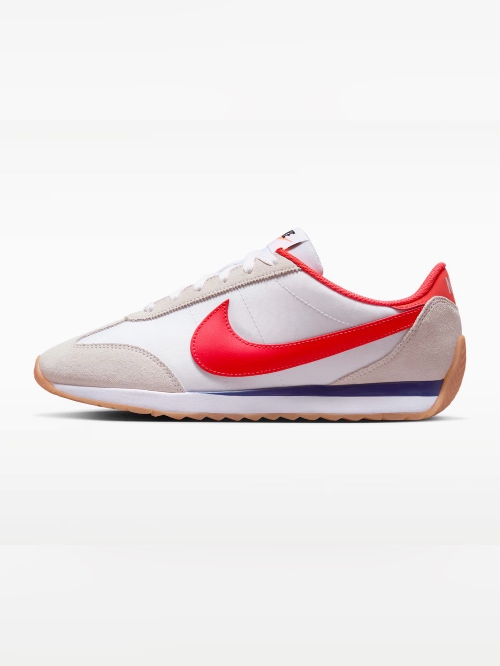 NIKE Pacific White, Light Crimson , Platinum Tint , Deep Royal Blue  Snks.
Sz:8